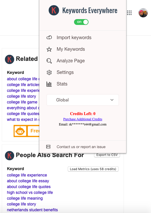 keyword searcher