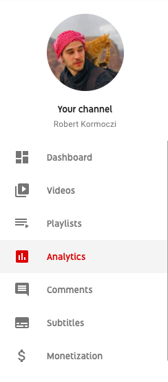 Youtube watch time analytics