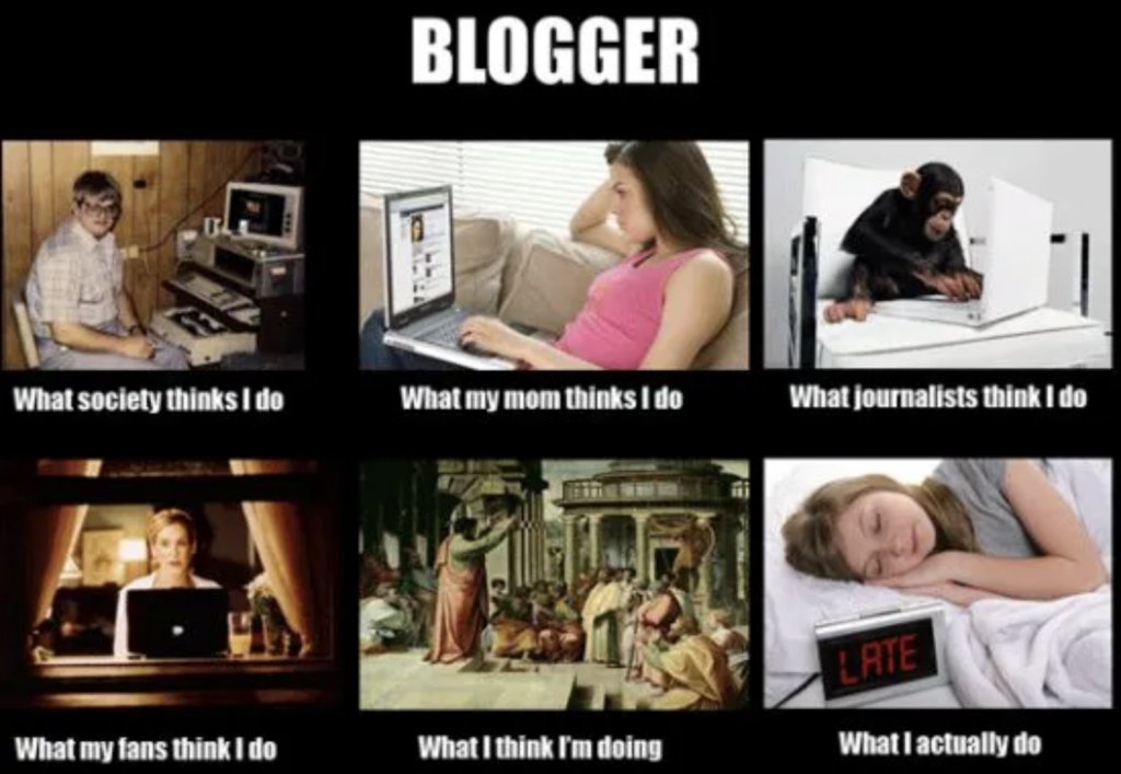 funny blogger meme